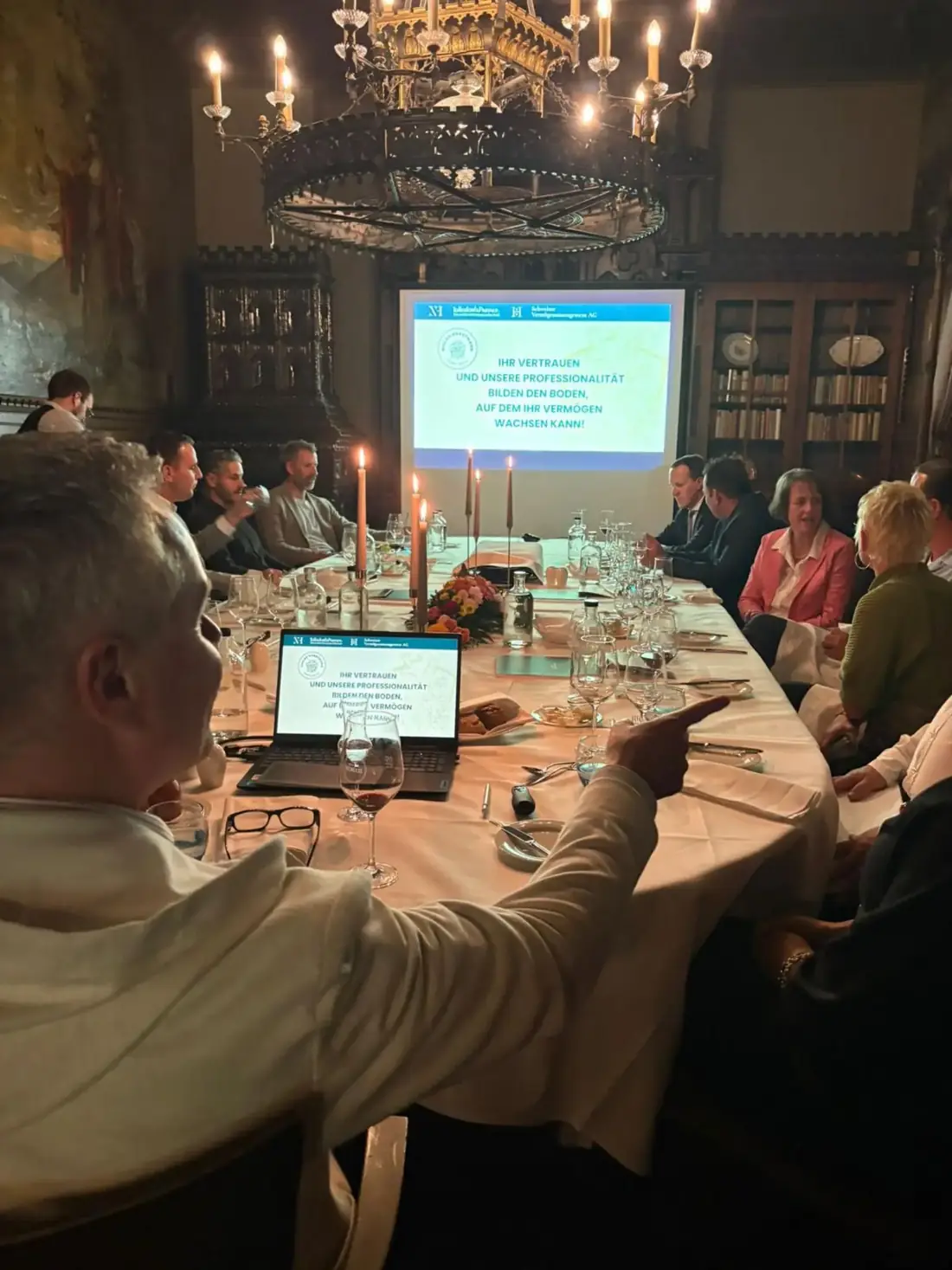 Klientenabend der Schweizer Vermögensmanagement AG – Vertrauen und Professionalität